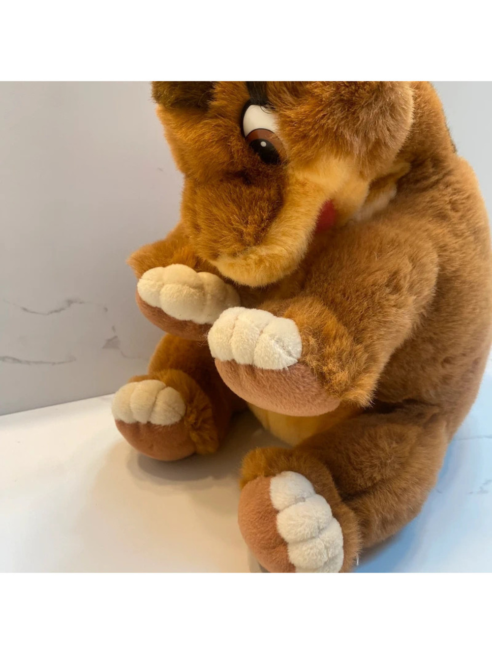 Vintage 1988 Gund Littlefoot Large Plush from The Land Before Time